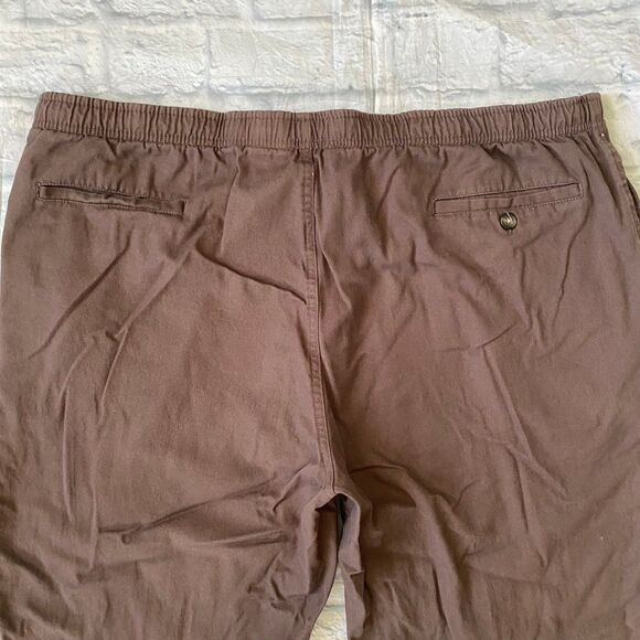Haband Active Joe men XL short 100% cotton pull on elastic waist casual pants br - Picture 8 of 11